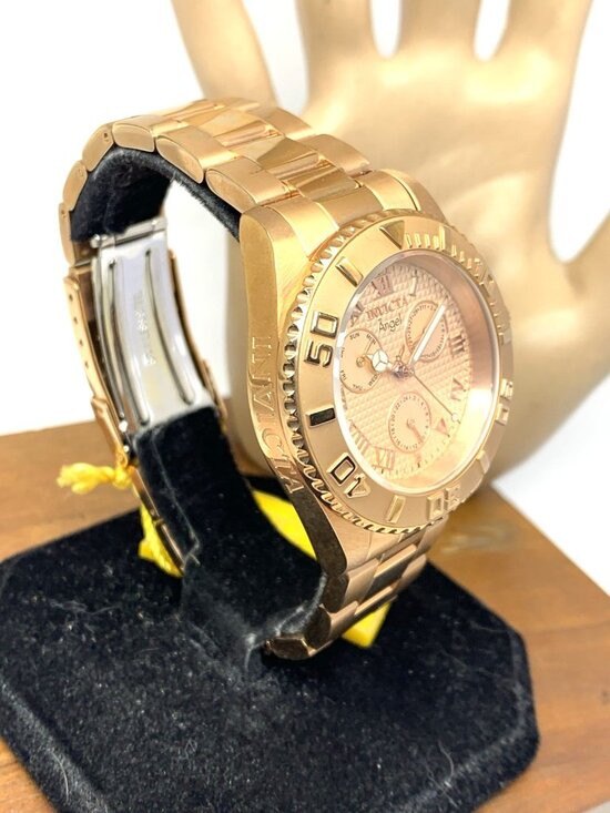 Invicta Women\'s Watch 17525 Angel Quartz Rose Gold Tone Stainless Steel 40mm main image 6